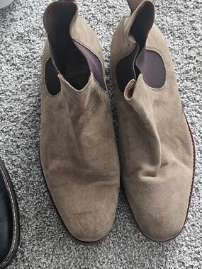 Polo by Ralph Lauren Men's Tan Suede Chelsea Boots